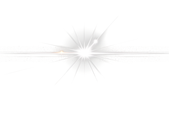 Light flare effect isolated transparent background png