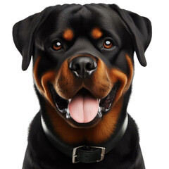 Fototapeta premium Isolated Cute Funny Animal on a Clear PNG Canvas, Generative AI