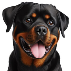 Fototapeta premium Isolated Cute Funny Animal on a Clear PNG Canvas, Generative AI