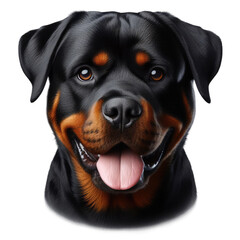 Fototapeta premium Isolated Cute Funny Animal on a Clear PNG Canvas, Generative AI