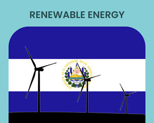 El Salvador renewable energy, environmental and ecological energy idea