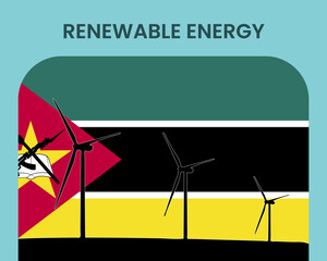 Mozambique renewable energy, environmental and ecological energy idea