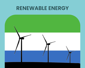 Sierra Leone renewable energy, environmental and ecological energy idea