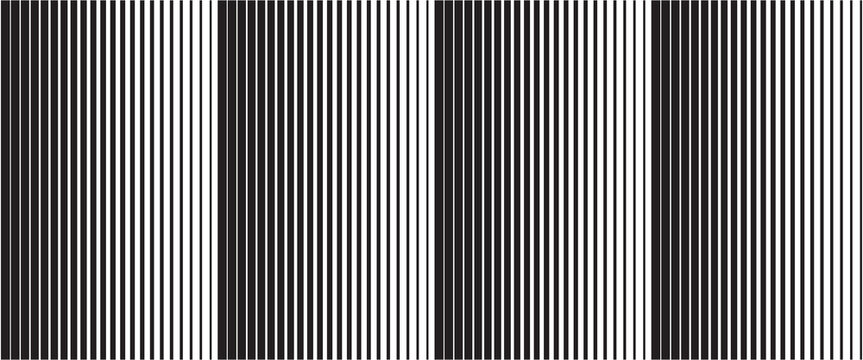 Halftone gradient lines Black vertical parallel stripes. Horizontal speed line halftone pattern with gradient effect. Template for backgrounds and stylized textures .halftone gradient lines. EPS 10