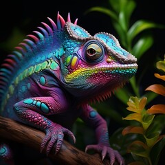 Chameleon Charm: Mesmerizing Images of Colorful Reptilian Wonders