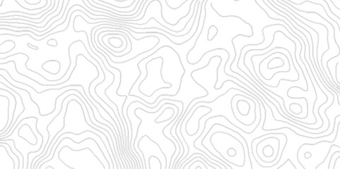 Geographic mountain contours vector abstract background, topographic contours map background with geometric lines, Blank Detailed Topographic Contour Map.	 - obrazy, fototapety, plakaty