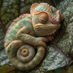 Chameleon Charm: Mesmerizing Images of Colorful Reptilian Wonders
