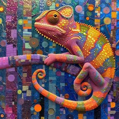 Chameleon Charm: Mesmerizing Images of Colorful Reptilian Wonders