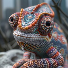 Chameleon Charm: Mesmerizing Images of Colorful Reptilian Wonders