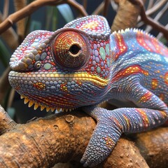 Chameleon Charm: Mesmerizing Images of Colorful Reptilian Wonders