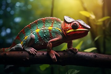 Chameleon Charm: Mesmerizing Images of Colorful Reptilian Wonders