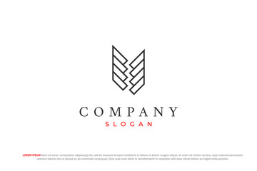 letter u and dragon scales logo © Bayu