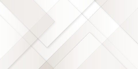 Obraz premium Seamless architecture geometry tech modern abstract background, Decorative web layout or poster line,Abstract white and grey color geometric background, abstract Modern simple texture graphic element.