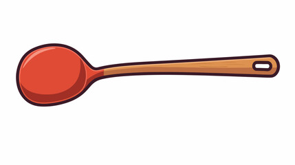 Soup ladle icon. Cartoon illustration of soup ladle