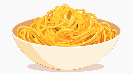 Spaghetti icon vector image on white background 2d