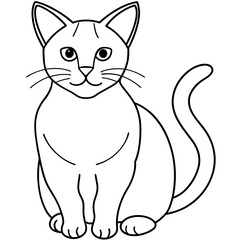cat vector illustration mascot,cat silhouette,vector,icon,svg,characters,Holiday t shirt,black cat cartoon drawn trendy logo Vector illustration,donkey cat on a white background,eps,png,line art
