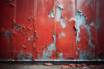old rusty red metal background