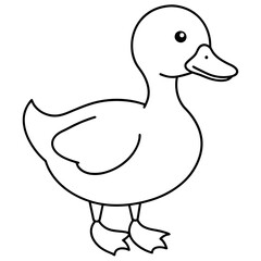 duck vector illustration mascot,duck silhouette,vector,icon,svg,characters,Holiday t shirt,black duck cartoon drawn trendy logo Vector illustration,duck on a white background,eps,png,line art