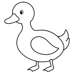 duck vector illustration mascot,duck silhouette,vector,icon,svg,characters,Holiday t shirt,black duck cartoon drawn trendy logo Vector illustration,duck on a white background,eps,png,line art
