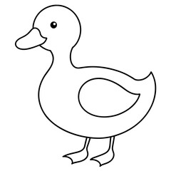 duck vector illustration mascot,duck silhouette,vector,icon,svg,characters,Holiday t shirt,black duck cartoon drawn trendy logo Vector illustration,duck on a white background,eps,png,line art