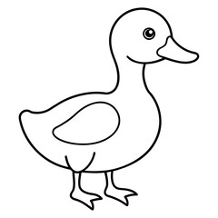 duck vector illustration mascot,duck silhouette,vector,icon,svg,characters,Holiday t shirt,black duck cartoon drawn trendy logo Vector illustration,duck on a white background,eps,png,line art
