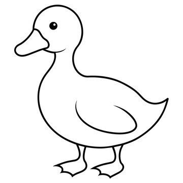duck vector illustration mascot,duck silhouette,vector,icon,svg,characters,Holiday t shirt,black duck cartoon drawn trendy logo Vector illustration,duck on a white background,eps,png,line art