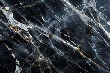 Black marble-themed images exuding a sense of luxury and glamour, with sleek surfaces and dynamic veining that lend a modern and sophisticated vibe to architectural and decor settings - 784510027
