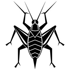 grasshopper vector illustration mascot,grasshopper silhouette,vector,icon,svg,characters,Holiday t shirt,black katydid cartoon drawn trendy logo Vector illustration,katydid on a white background,eps,p