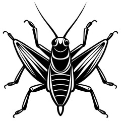 grasshopper vector illustration mascot,grasshopper silhouette,vector,icon,svg,characters,Holiday t shirt,black katydid cartoon drawn trendy logo Vector illustration,katydid on a white background,eps,p