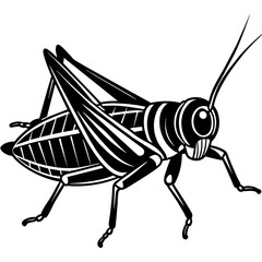 grasshopper vector illustration mascot,grasshopper silhouette,vector,icon,svg,characters,Holiday t shirt,black katydid cartoon drawn trendy logo Vector illustration,katydid on a white background,eps,p