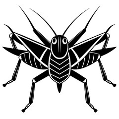 grasshopper vector illustration mascot,grasshopper silhouette,vector,icon,svg,characters,Holiday t shirt,black katydid cartoon drawn trendy logo Vector illustration,katydid on a white background,eps,p