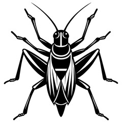 grasshopper vector illustration mascot,grasshopper silhouette,vector,icon,svg,characters,Holiday t shirt,black katydid cartoon drawn trendy logo Vector illustration,katydid on a white background,eps,p