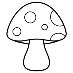 mushroom vector illustration mascot,mushroom silhouette,vector,icon,svg,characters,Holiday t shirt,black mushroom cartoon drawn trendy logo Vector illustration,mushroom on a white background,eps,png,l