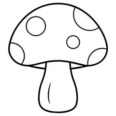 mushroom vector illustration mascot,mushroom silhouette,vector,icon,svg,characters,Holiday t shirt,black mushroom cartoon drawn trendy logo Vector illustration,mushroom on a white background,eps,png,l