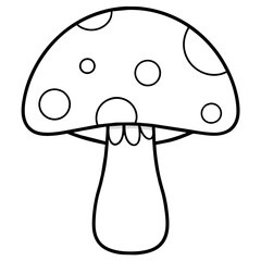 mushroom vector illustration mascot,mushroom silhouette,vector,icon,svg,characters,Holiday t shirt,black mushroom cartoon drawn trendy logo Vector illustration,mushroom on a white background,eps,png,l