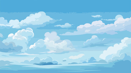 Fototapeta na wymiar Summer blue sky clouds background. Beauty clear clo