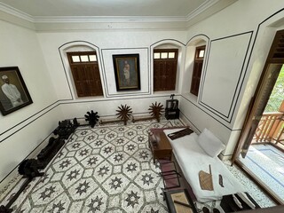 Gandhiji's working space at Mani Bhavan (also known as Gandhi Museum), Mumbai, which was the focal...