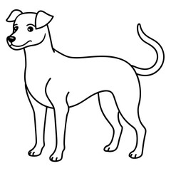 Dog vector illustration mascot,Dog silhouette,vector,icon,svg,characters,Holiday t shirt,black Dog cartoon drawn trendy logo Vector illustration,Dog on a white background,eps,png,line art
