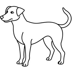 Dog vector illustration mascot,Dog silhouette,vector,icon,svg,characters,Holiday t shirt,black Dog cartoon drawn trendy logo Vector illustration,Dog on a white background,eps,png,line art