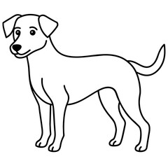 Dog vector illustration mascot,Dog silhouette,vector,icon,svg,characters,Holiday t shirt,black Dog cartoon drawn trendy logo Vector illustration,Dog on a white background,eps,png,line art