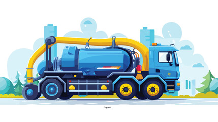 Super 2d flat cartoon vactor illustration isolated