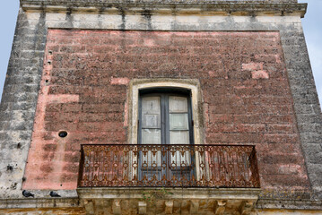Fototapeta na wymiar the historic center of specchia Puglia Italy 