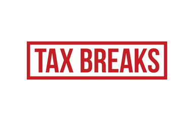 Tax Breaks Stamp. Tax Breaks Rubber grunge Stamp Seal