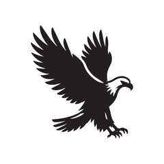 flying eagle silhouette