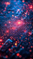 Quantum computing startup, coding the future, digital revolution, neon lit workspaces 