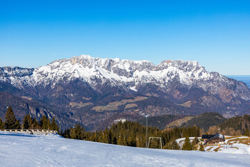 Rossfeld ski slope - Ski Resort in National Park Berchtesgarden, Bavaria, Germany