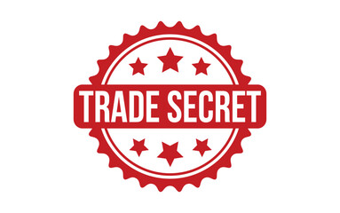Trade Secret Stamp. Red Trade Secret Rubber grunge Stamp