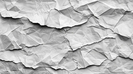 A white paper with ragged edges and torn corners