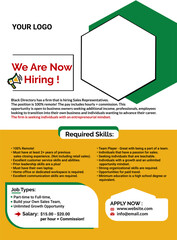 Employ Hiring Flyer Design | Job Vacancy Flyer .
