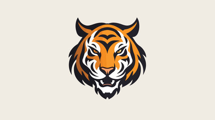 Tiger logo template Isolated. Brand Identity. Icon